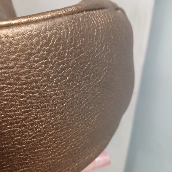 Franco Sarto Bronze Leather Hobo - Picture 4 of 10